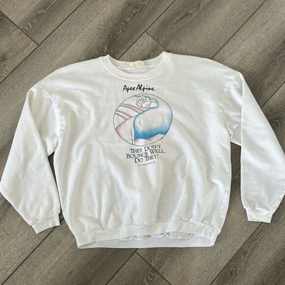 Vintage 1987 apex alpine kimball concepts bunny sweater - Picture 2 of 5